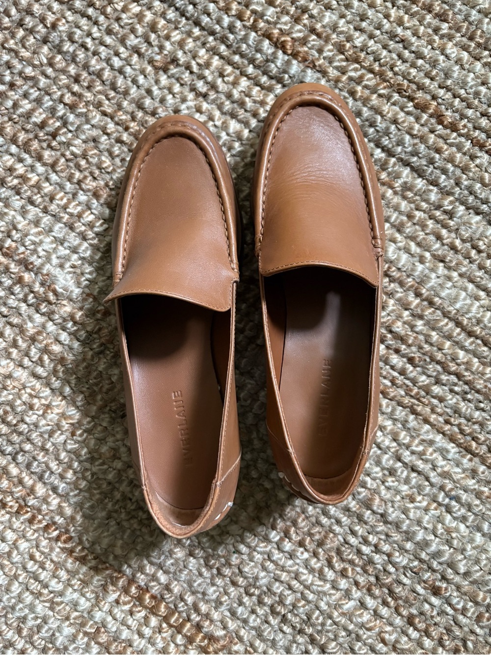 Everlane Cognac Leather The Modern Loafers